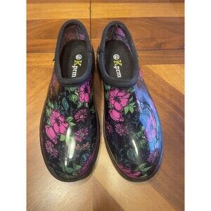 Kprn Waterproof Clogs Gardening Nursing Lounge Sz10 Floral